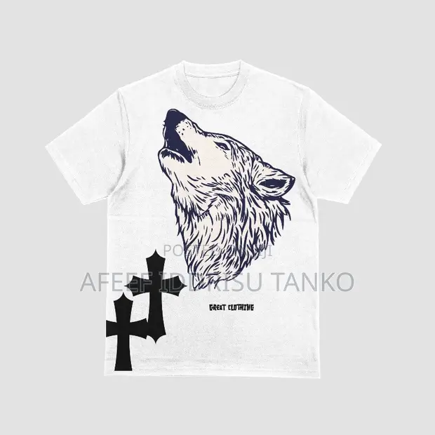 White Casual Cotton T-Shirt - 1
