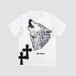 White Casual Cotton T-Shirt - 1