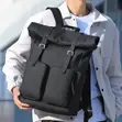 Unisex Waterproof Roll-Top Backpack - 3