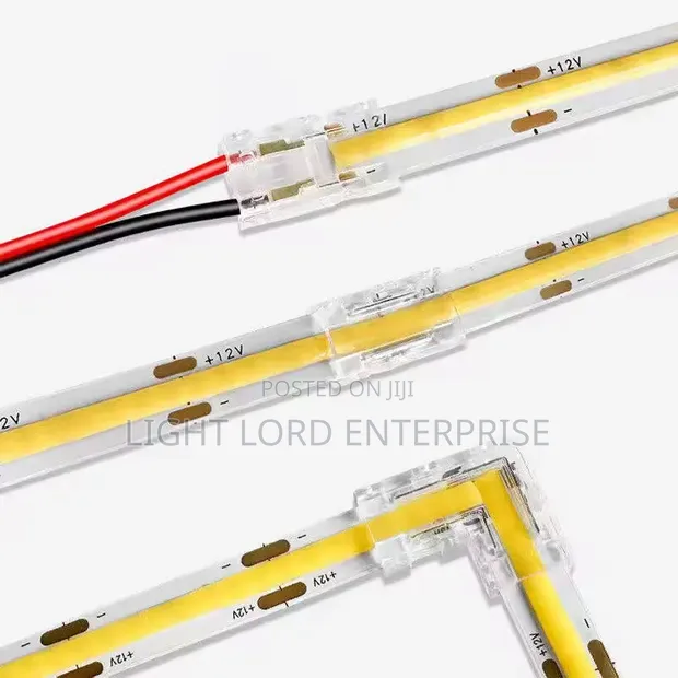 Solderless 8mm COB LED Strip Connectors - 1