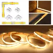 Solderless 8mm COB LED Strip Connectors - 2