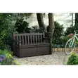 Keter Solana 70 Gallon Resin Storage Bench - 3