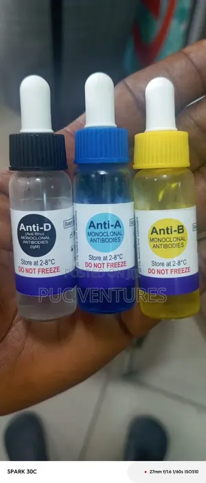 Blood Grouping Reagents (Anti-A, Anti-B, Anti-D)