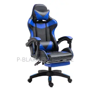 Racer Ergonomic Gaming Chair with Retractable Footrest
