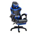 Racer Ergonomic Gaming Chair with Retractable Footrest - 1