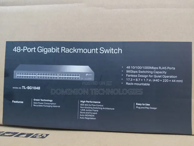 TP-Link TL-SG1048 48-Port Gigabit Rackmount Switch - 1