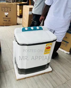 Brand New Nasco 5kg Twin Tub Washing Machine (White/Grey)