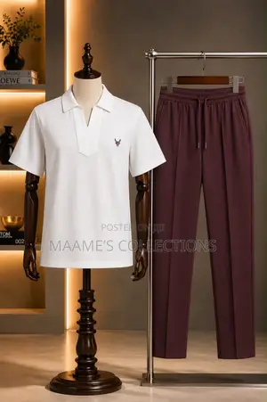 Men's Casual Matching Set - Top and Bottom