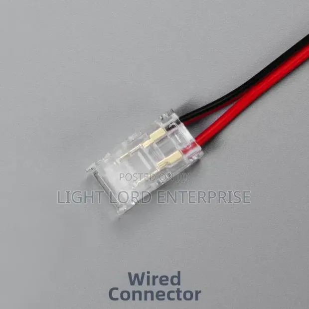 5V/12V/24V Solderless COB LED Strip Connectors (8mm) - 1