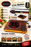 Silver Crest Electric Stove - Single Infrared Ceramic Burner - 3