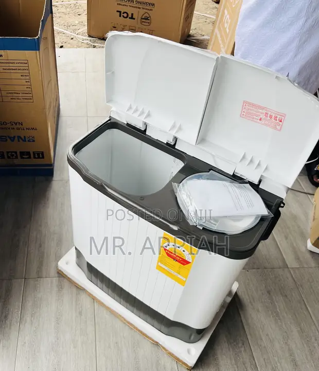 Brand New Nasco 5kg Washing Machine (White) - 1