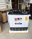 Pearl 12kg Spin Dry Washing Machine (White/Black) - 1