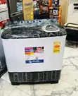 Pearl 15kg Twin Tub Washing Machine (White/Black) - 2