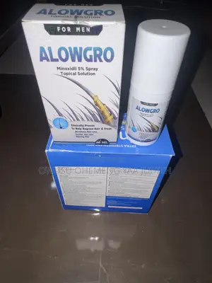 ALOWGRO Minoxidil 5% Spray Topical Solution for Hair Regrowth