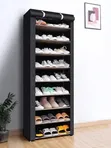 10-Layer Shoe Rack - Spacious & Durable - 2