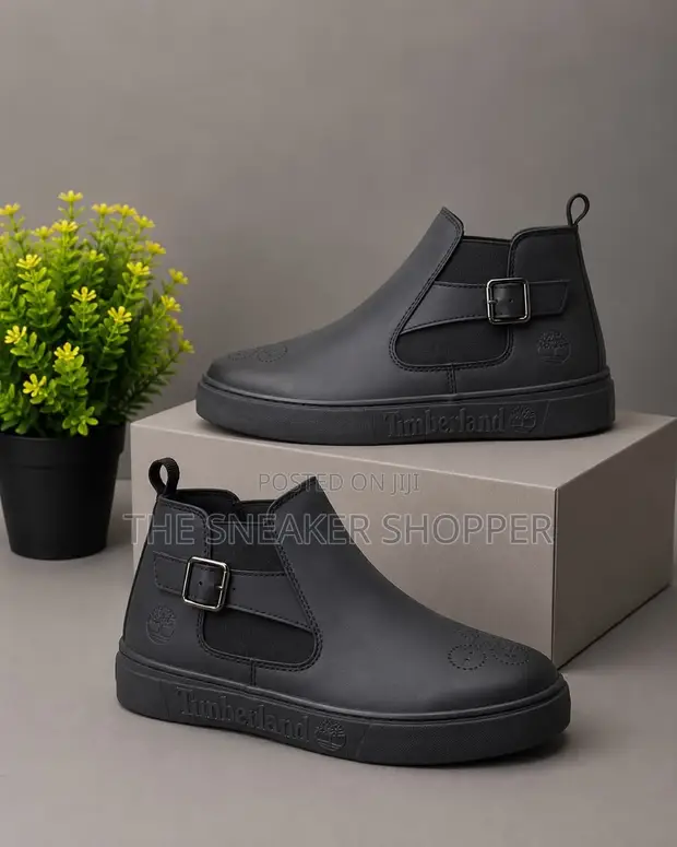 Timberland Court Side Chelsea Boot - Black Full Grain - 1