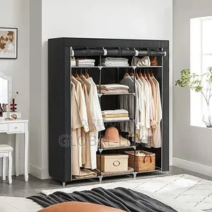 3-in-1 Foldable Portable Wardrobe - Clothes Organizer