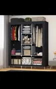 3-in-1 Foldable Portable Wardrobe - Clothes Organizer - 2