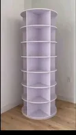 3-in-1 Foldable Portable Wardrobe - White - 2