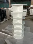 3-in-1 Foldable Portable Wardrobe - White - 3