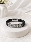 Premium Men's Leather Bracelets - 4 Designs - 1