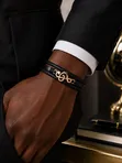 Premium Men's Leather Bracelets - 4 Designs - 4