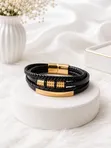 Premium Men's Leather Bracelets - 4 Designs - 5