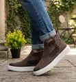 Timberland Court Side Chelsea Boot - Dark Brown / White Sole - 2