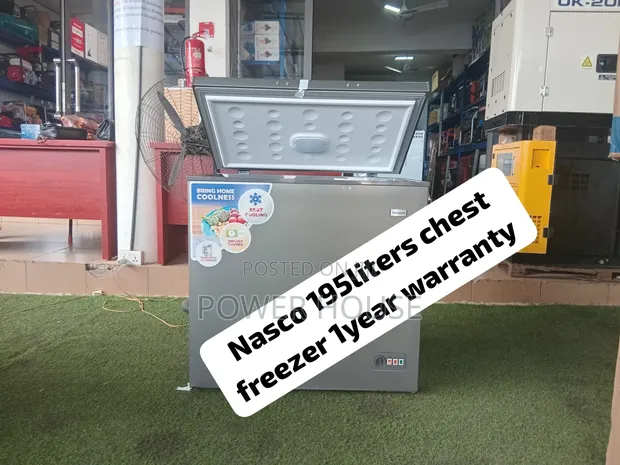 Nasco 195L Chest Freezer - Stylish, Spacious, Reliable - 1