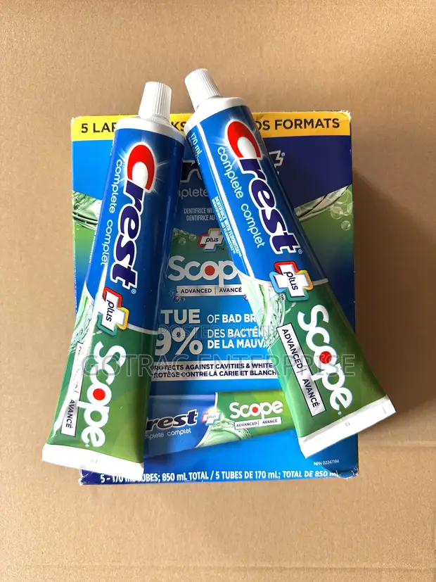 2x Crest Toothpaste - Active Foam Technology - 1