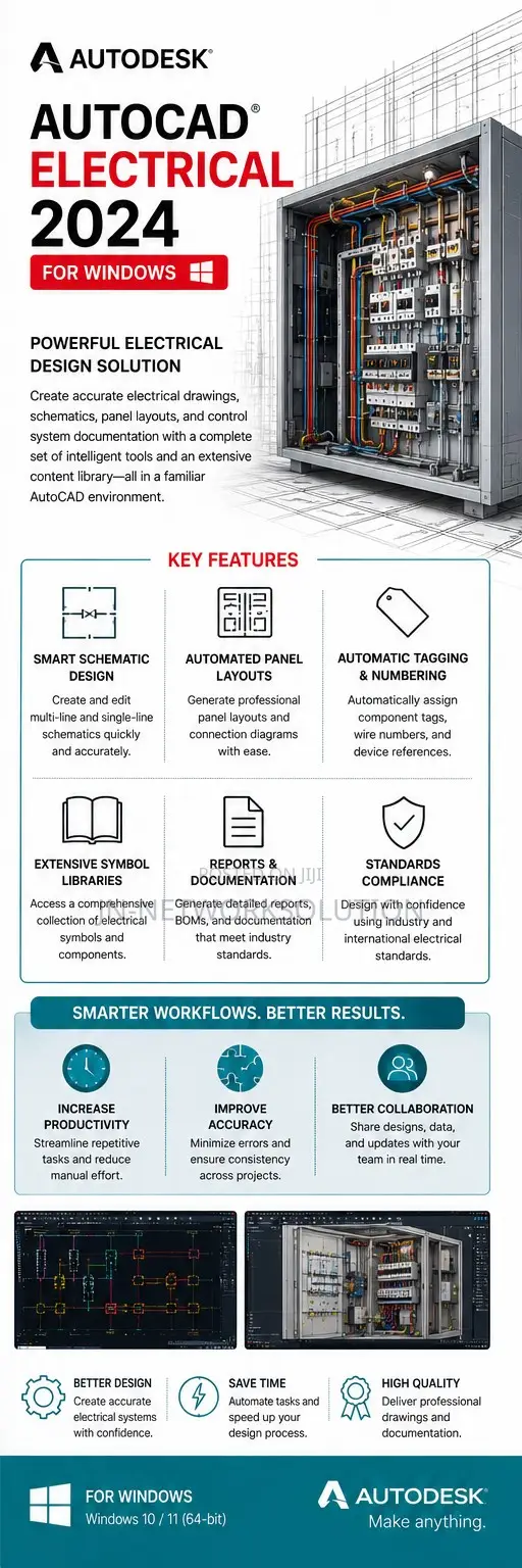 Autodesk AutoCAD Electrical 2024 for Windows - 1