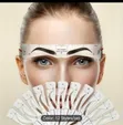Eyebrow Stencil Kit with Rechargeable Trimmer & Eyelash Clip - 1