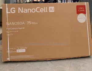 LG 75" NANO80A Smart TV - NanoCell Display, webOS