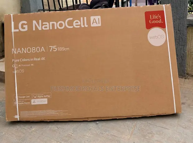 LG 75-Inch NANO80A Series 4K UHD Smart TV - 1
