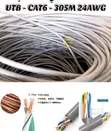 Technotech Cat6 UTP LAN Cable - 305 Meters - 1