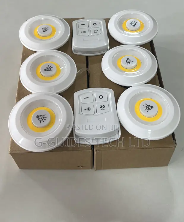 6-in-1 LED Wardrobe Lights with Remote - 1