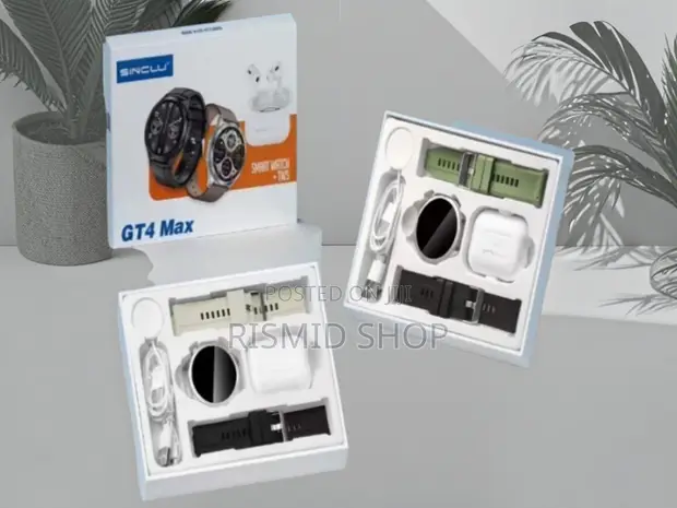 SINCLU GT4 MAX Smart Watch + Wireless Earphones - 1
