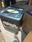 Freestanding Hybrid Cooker - 2 Gas Burners & 2 Electric Plates - 2
