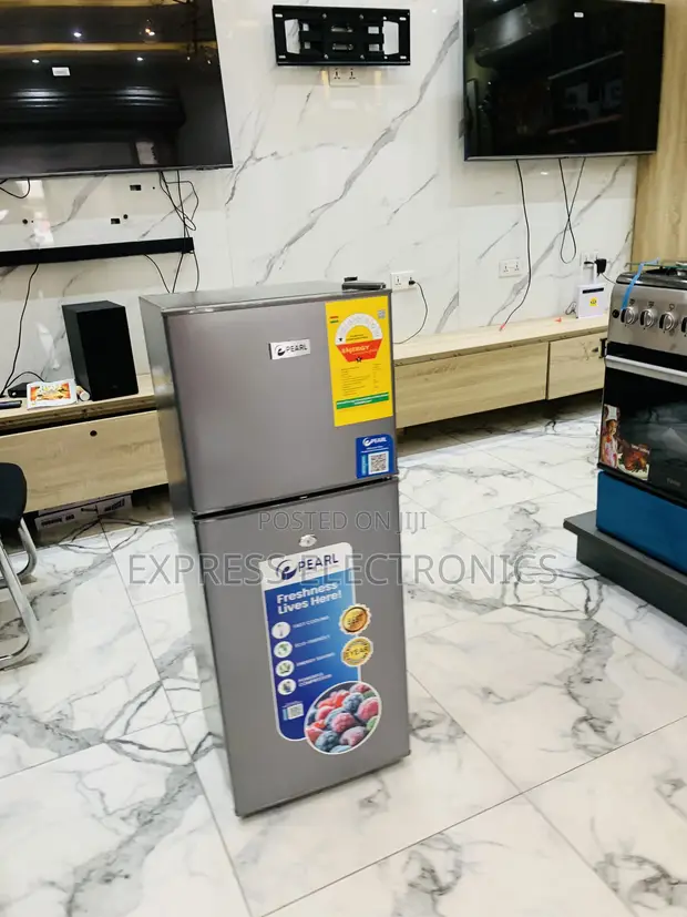 Pearl PF-216TBG-5E 136L Double-Door Refrigerator - 1