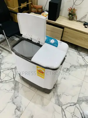 Nasco NASTT-B50FL 5kg Twin Tub Washing Machine - White