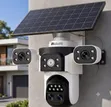 4-Lens Solar 4G Smart CCTV Security Camera - 3