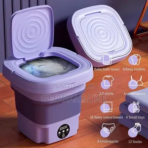 Foldable Mini Washing Machine - Portable & Space-Saving