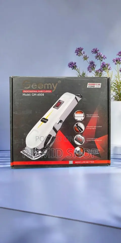 GEEMY GM-6008 Cordless Hair Clipper - 1