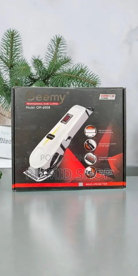 GEEMY GM-6008 Wireless Hair Clipper - 1