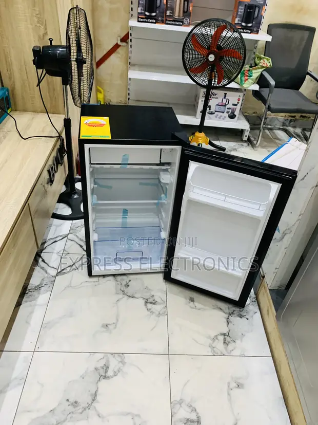 Pearl 80L Table Top Fridge - Black/Red PF-109 Single Door - 1