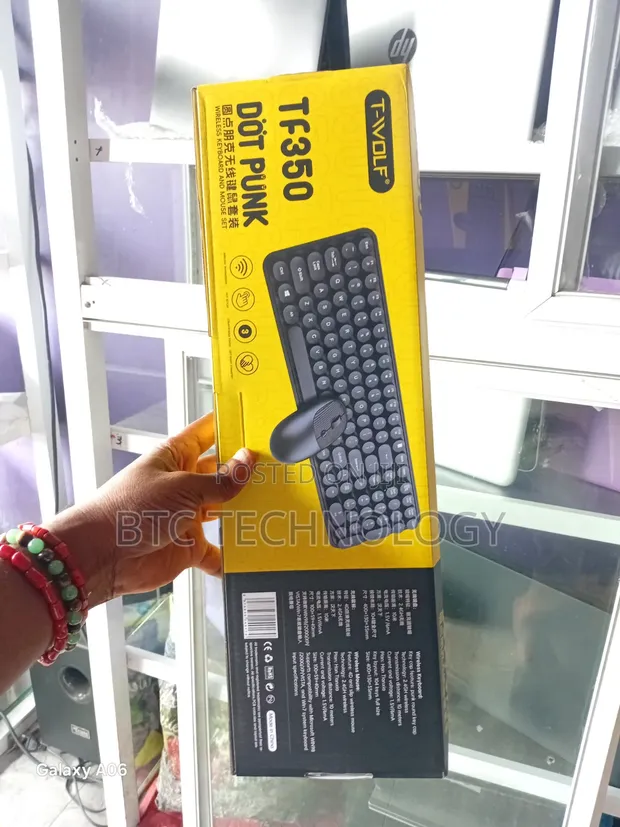 T-WOLF TF350 Wireless Keyboard & Mouse Combo - 1