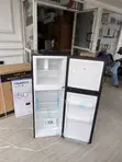 Nasco Premium Black Glass 2-Door Refrigerator (PF-216TBG) - 1