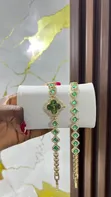 Watch Bracelets, Bangles, Necklaces & Earrings Set - 1