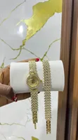 Watch Bracelets, Bangles, Necklaces & Earrings Set - 3