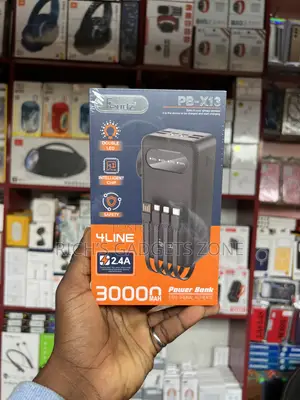 Fsudz Fast Charging Power Bank with Built-in Cables